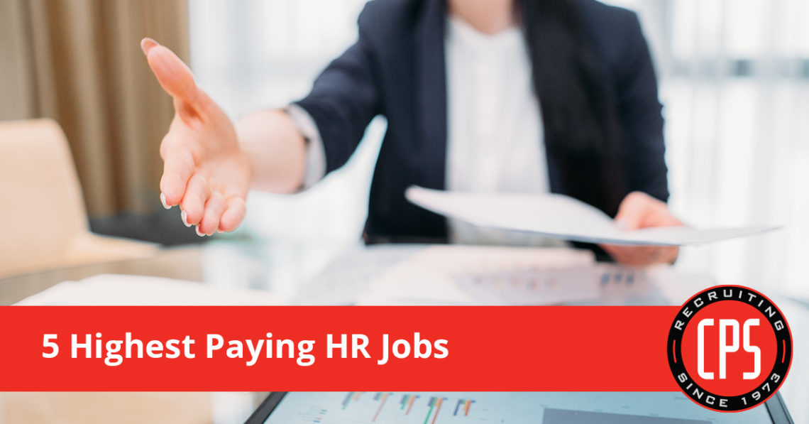 5 Highest Paying HR Jobs | CPS