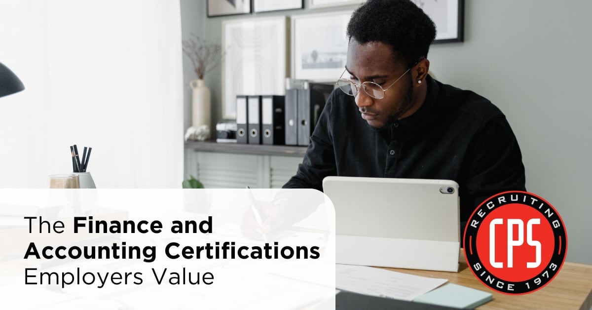 The Finance and Accounting Certifications Employers Value