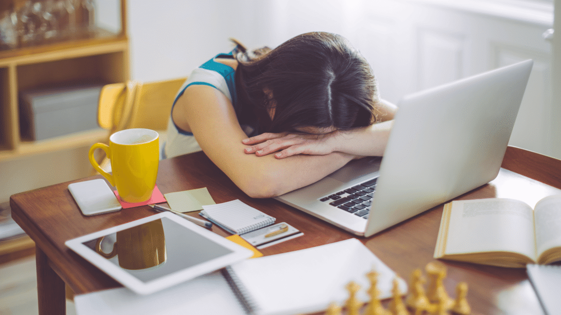 woman with job search burnout